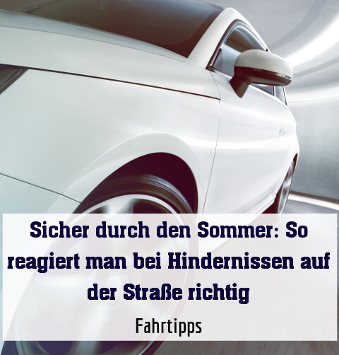 Fahrtipps