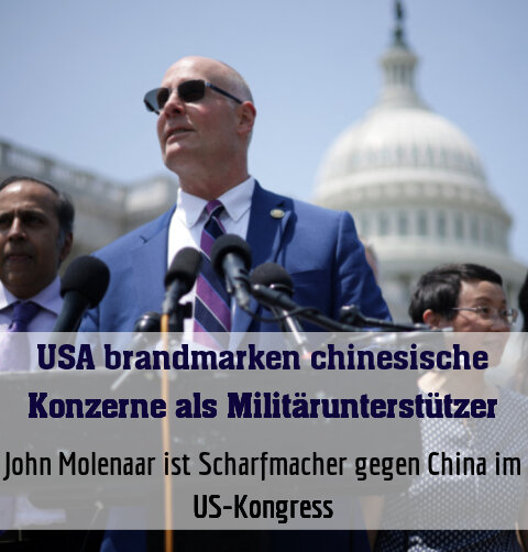 John Molenaar ist Scharfmacher gegen China im US-Kongress