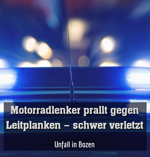 Unfall in Bozen
