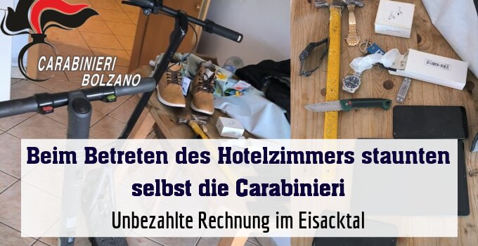 Unbezahlte Rechnung im Eisacktal