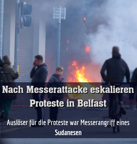 Auslöser für die Proteste war Messerangriff eines Sudanesen