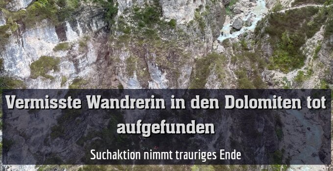 Suchaktion nimmt trauriges Ende