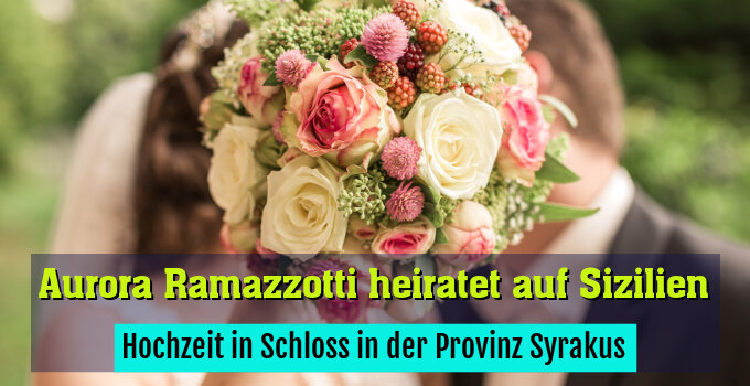 Hochzeit in Schloss in der Provinz Syrakus