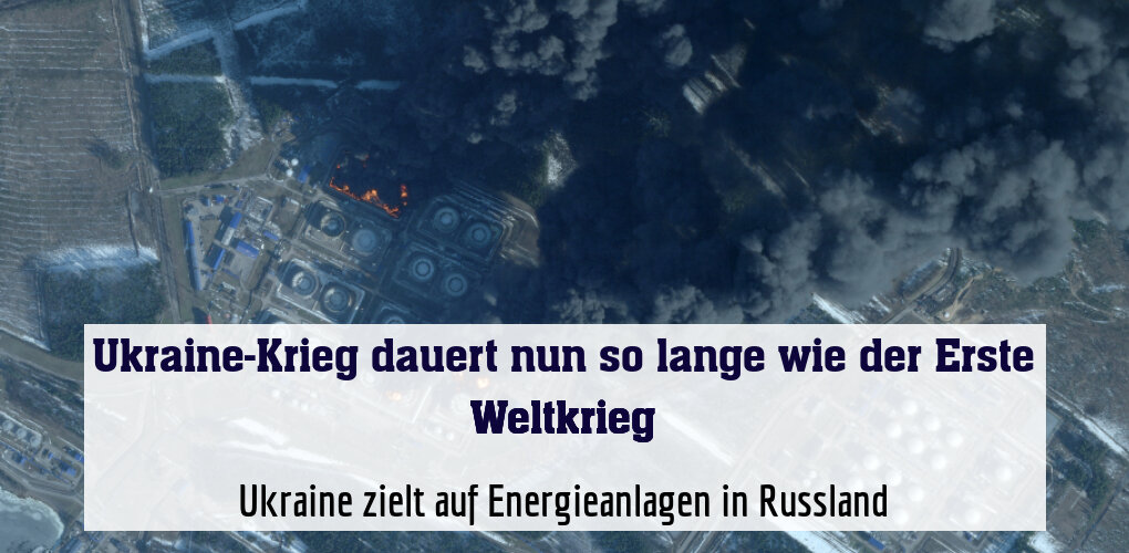 Ukraine zielt auf Energieanlagen in Russland (Archivbild)