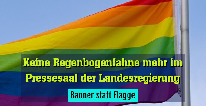 Banner statt Flagge