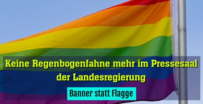 Banner statt Flagge