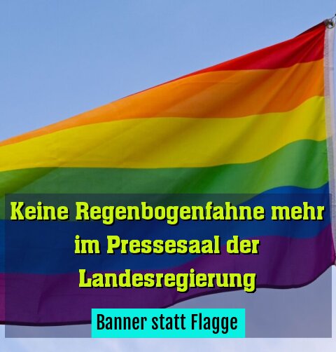 Banner statt Flagge