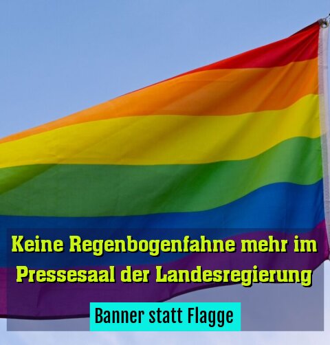 Banner statt Flagge