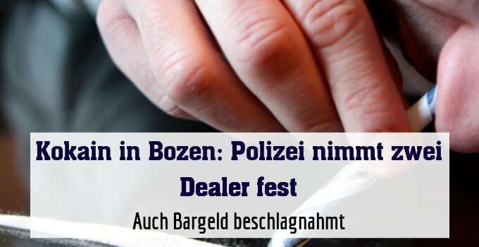 Auch Bargeld beschlagnahmt