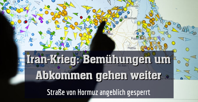Straße von Hormuz angeblich gesperrt (Illustration)