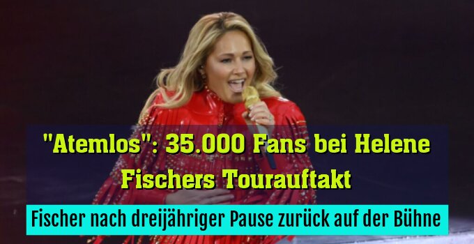 Fischer nach dreijähriger Pause zurück auf der Bühne