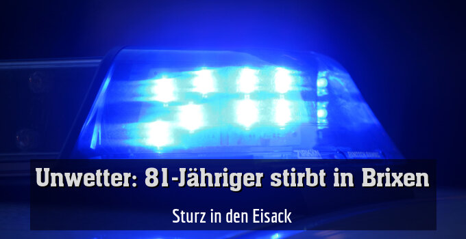 Sturz in den Eisack