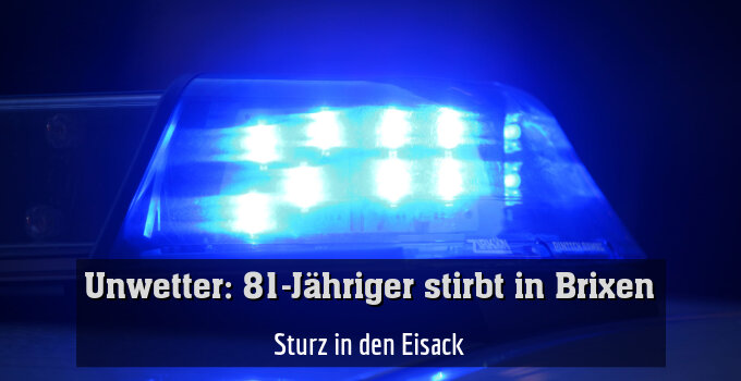 Sturz in den Eisack