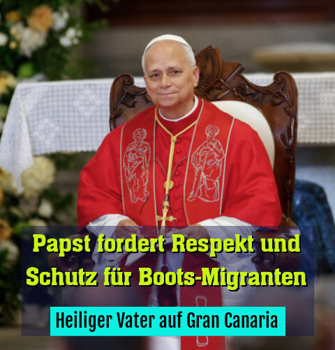 Heiliger Vater auf Gran Canaria