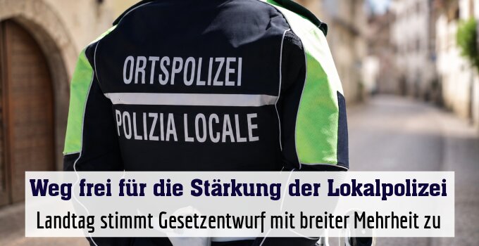 Landtag stimmt Gesetzentwurf mit breiter Mehrheit zu