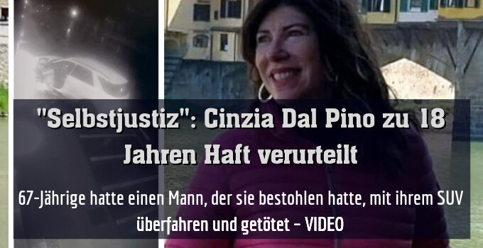 67-Jährige hatte einen Mann, der sie bestohlen hatte, mit ihrem SUV überfahren und getötet – VIDEO