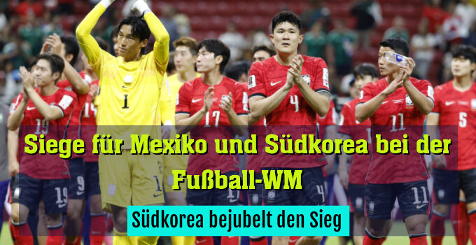 Südkorea bejubelt den Sieg