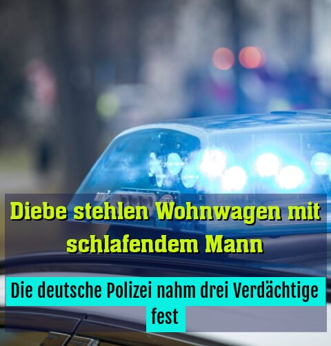Die deutsche Polizei nahm drei Verdächtige fest