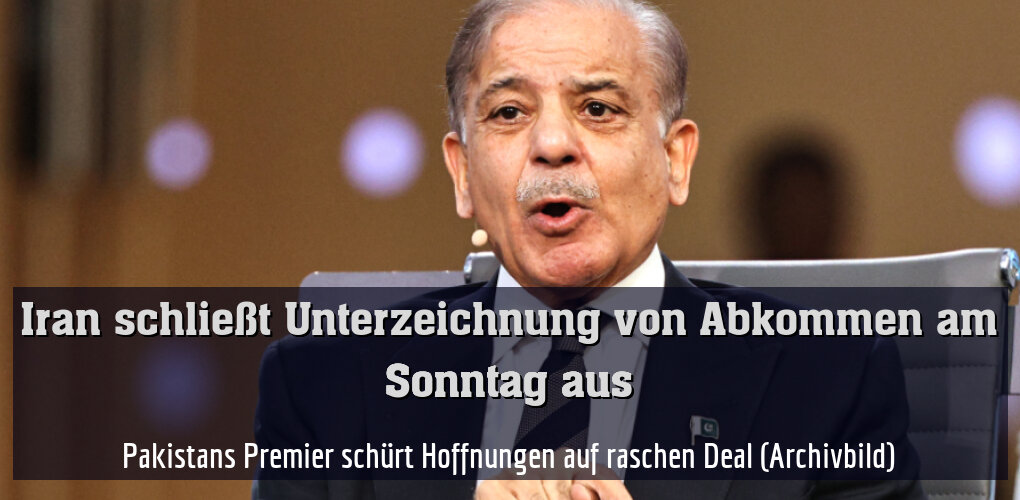 Pakistans Premier schürt Hoffnungen auf raschen Deal (Archivbild)