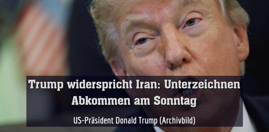US-Präsident Donald Trump (Archivbild)