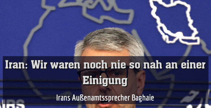 Irans Außenamtssprecher Baghaie