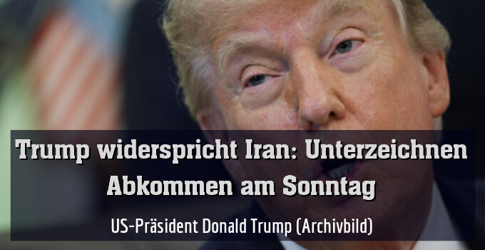 US-Präsident Donald Trump (Archivbild)