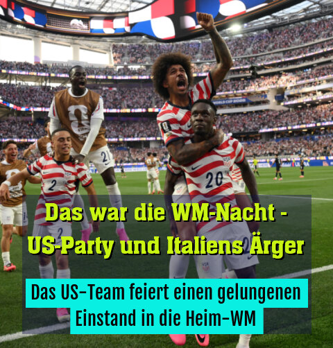 Das US-Team feiert einen gelungenen Einstand in die Heim-WM
