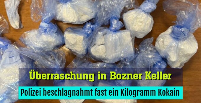 Polizei beschlagnahmt fast ein Kilogramm Kokain