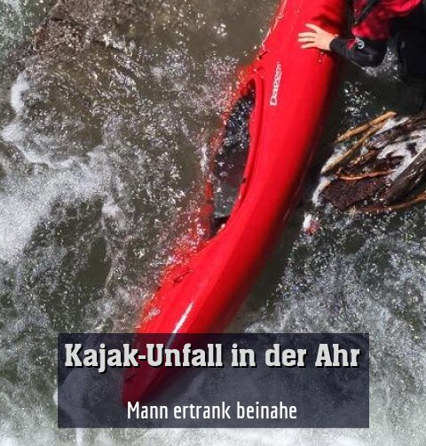 Mann ertrank beinahe