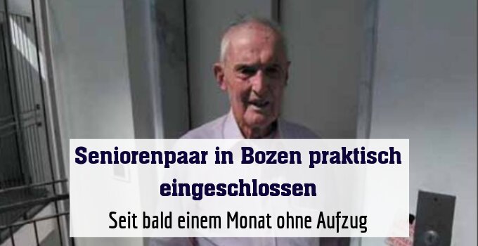 Seit bald einem Monat ohne Aufzug