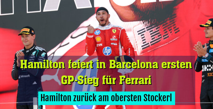Hamilton zurück am obersten Stockerl
