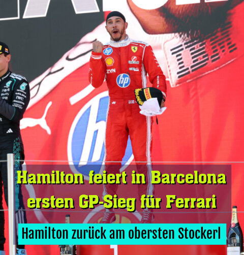 Hamilton zurück am obersten Stockerl