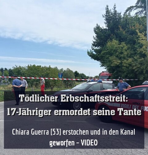 Chiara Guerra [53] erstochen und in den Kanal geworfen – VIDEO