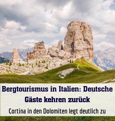 Cortina in den Dolomiten legt deutlich zu