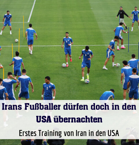 Erstes Training von Iran in den USA