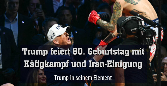 Trump in seinem Element
