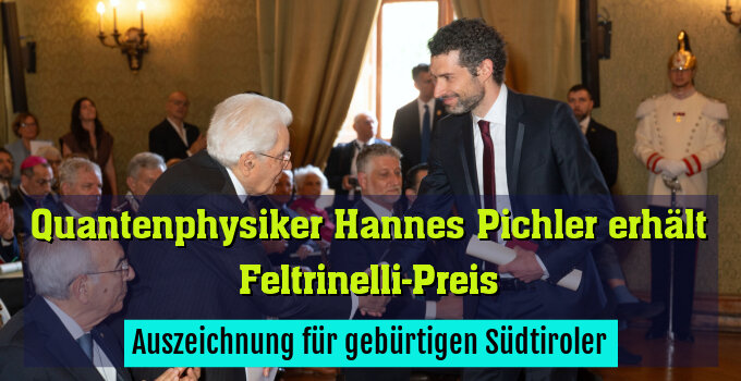 Auszeichnung für gebürtigen Südtiroler