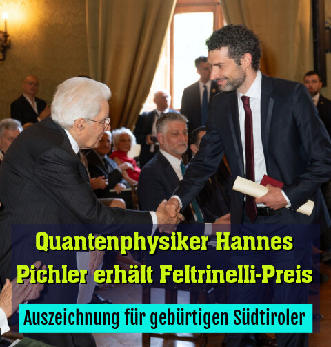 Auszeichnung für gebürtigen Südtiroler