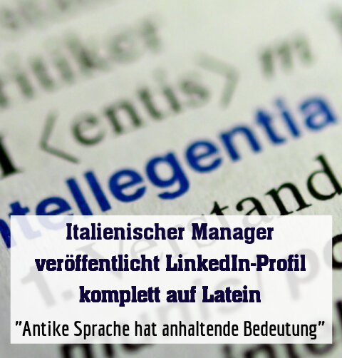 "Antike Sprache hat anhaltende Bedeutung"