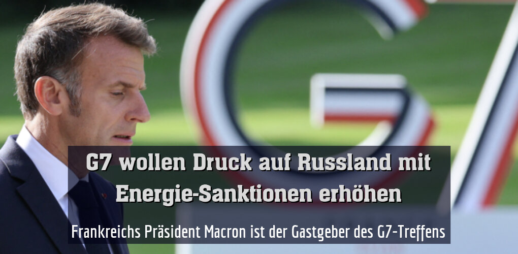 Frankreichs Präsident Macron ist der Gastgeber des G7-Treffens