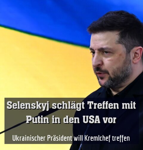 Ukrainischer Präsident will Kremlchef treffen