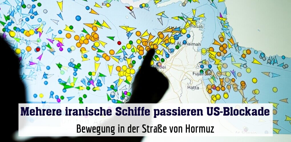 Bewegung in der Straße von Hormuz