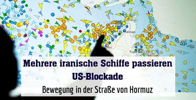 Bewegung in der Straße von Hormuz