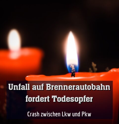 Crash zwischen Lkw und Pkw