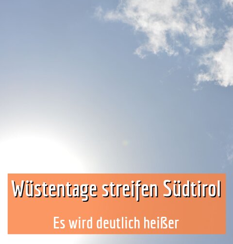 Es wird deutlich heißer