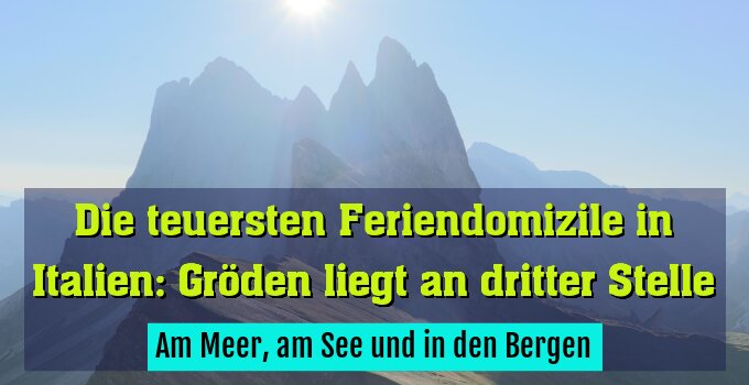 Am Meer, am See und in den Bergen
