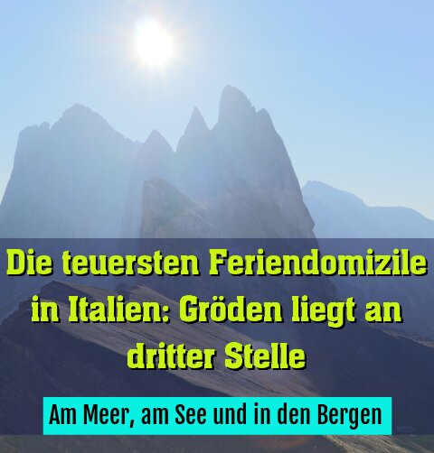 Am Meer, am See und in den Bergen