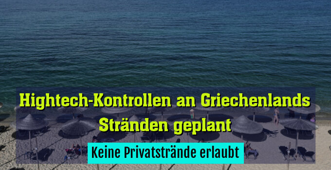 Keine Privatstrände erlaubt