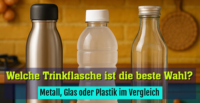 Metall, Glas oder Plastik im Vergleich