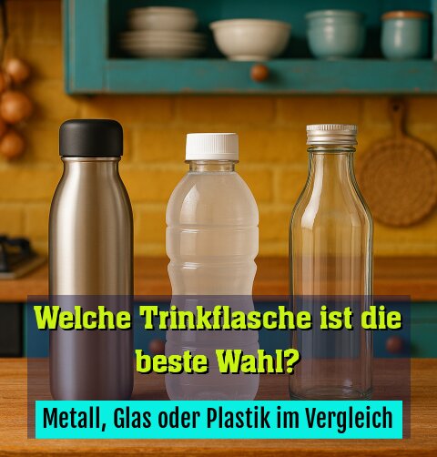 Metall, Glas oder Plastik im Vergleich
